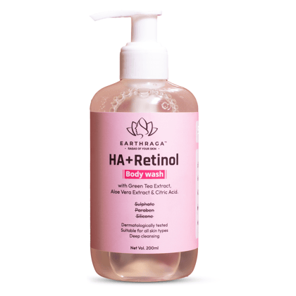 Earthraga HA + Retinol Body Wash