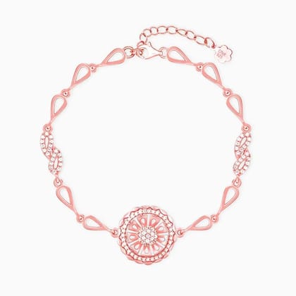 Rose Gold Flowery Tale Bracelet