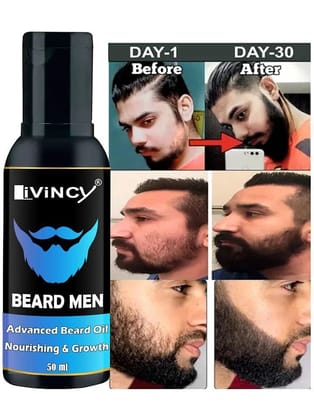 LIVINCY Jojoba Oil Volumizing Beard Oil 50 gm