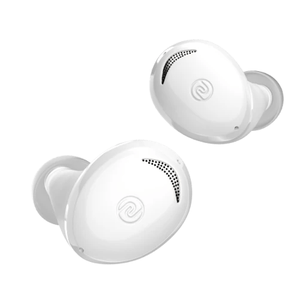 Noise Buds Trance with 45 Hrs Playtime, Low Latency (up to 40ms), HyperSync, and IPX5 Bluetooth Headset Snow White