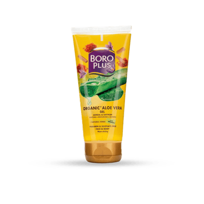 Boro Plus Aloe Vera Gel Haldi Chandan Kesar, 150 ml Tube