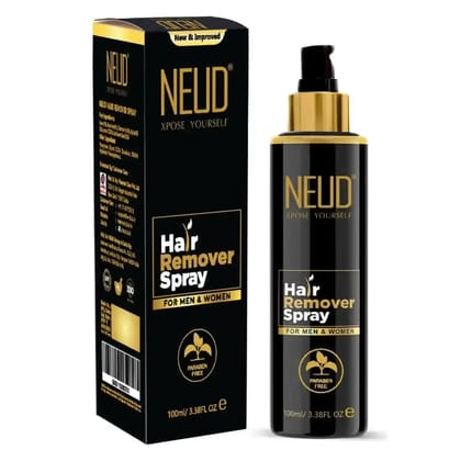 NEUD Hair Remover Spray with Retarding Effect of Natural Bio-Actives for Men & Women - 100 ml