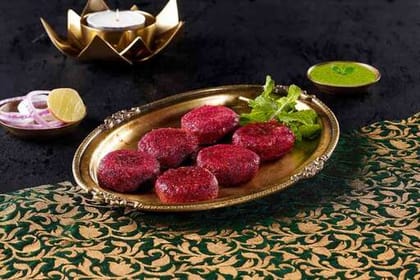 Beetroot & Peanut Kebab (6 pcs)