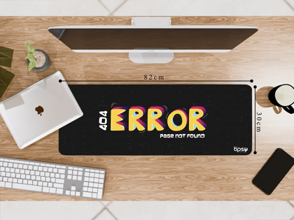 "404 Error" Gaming Mousepad – Elevate Your Gaming Experience-Large (30CM X 82CM)