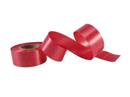 Curling Paper Ribbon -Polypropylene (Red, Pack of 1)