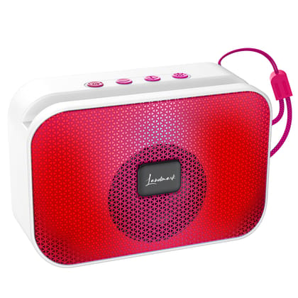 Landmark Zing LM BT 1092 Portable Speaker - Unparalleled Sound Quality and Convenience-Red