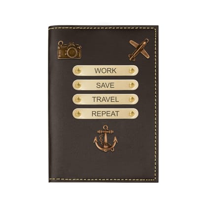 The Wallet Store Leather Passport Cover - Grey