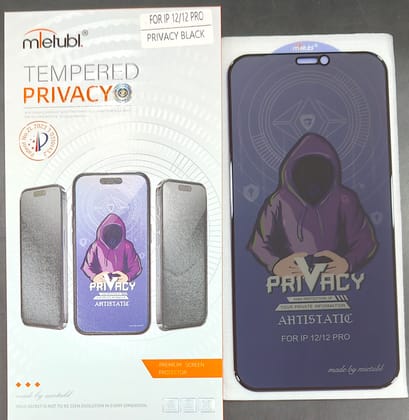 MIETUBL OG PRIVACY GLASS ANTI STATIC 
IPHONE 12/12 PRO 
BEST QUALITY