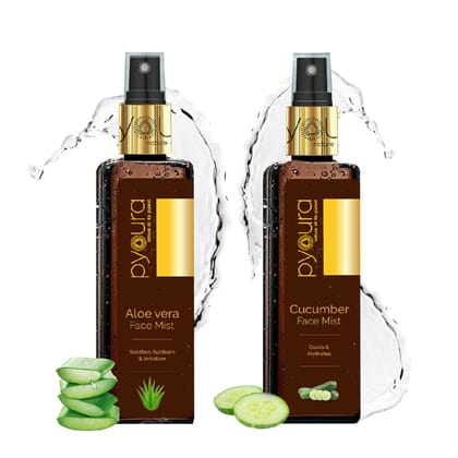 Aloe vera & Cucumber Face Mist Summer Skincare Kit