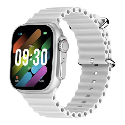 Fire-Boltt Warrior 1.96 Largest Display BT Calling Smartwatch with 120 sports modes Smartwatch  Grey Strap Free Size-Fire-Boltt Warrior 1.96'' Largest Display, BT Calling Smartwatch with 120+ spo