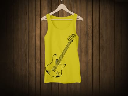 Men's Guitar Gym Sando-Small