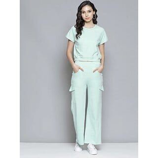 SHE PURE LUXURY WEAR Top Pant Co-ords Set