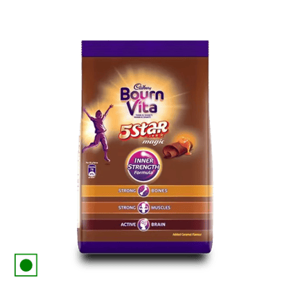 Cadbury Bournvita 5 Star Magic Chocolate Health Drink, 750 gm Pouch