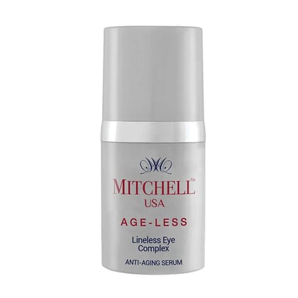 Mitchell USA Lineless Eye Complex, Anti-Aging Under Eye Serum For Dark Circles and Puffiness (15 ml)