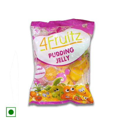 4Fruitz Pudding Assoryed Jelly - Pudding Assorted, 300 gm Pouch