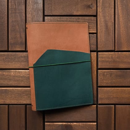 RS // Tuscan Tan & Pine Green TN Journal Cover - A5