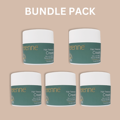 Bundle Combo- 3 ( Pack of 5 Hair retardant Creams)-50gm x 5