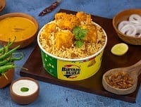 High Fiber Paneer Biryani with Brown Rice