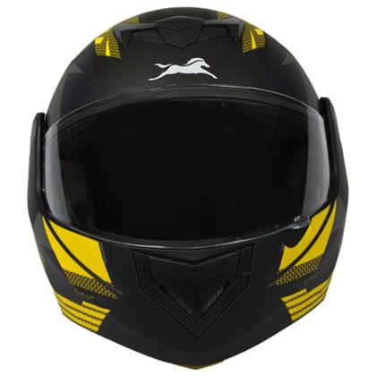 TVS  Helmet Half Face Yellow L