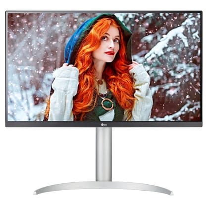 LG 27UP650-W 27 Inches  (68.4 Cm) 27 (68.4cm) UHD (3840 x 2160 Pixels) 4K IPS Display, AMD FreeSync, Ergonomic Design (Silver)