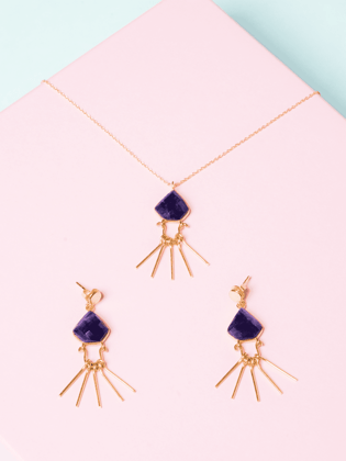 Lesley Necklace Set with Earrings