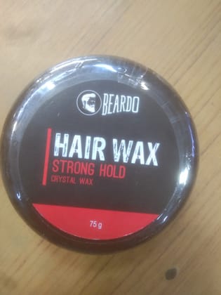 Beardo hair wax strong hold crystal wax