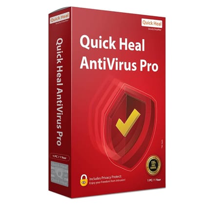 Quick Heal Antivirus Pro Latest Version - 3 PCs, 1 Year (Email Delivery in 2 hours- No CD)