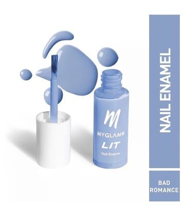 MyGlamm LIT Nail Enamel-Bad Romance-7ml