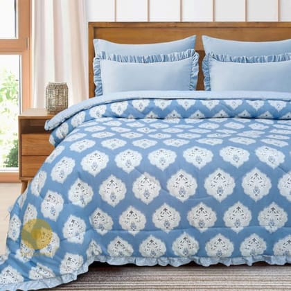 Zoya Cotton Feel Comforter with Frill-Style 1