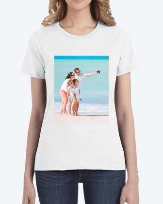 Personalised T-Shirt Women-S / Black