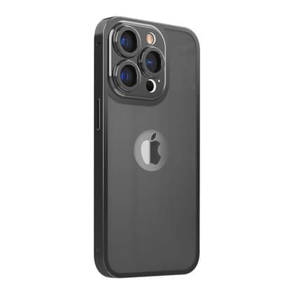 iPhone 13 & 14 Series 360 Degree Cover - Titanium Alloy Ultra Thin Metal Case with Camera Protection-iPhone 13 Pro / Black