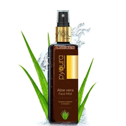 Aloe vera Face Mist Toner, Soothes skin irritation and hydrates dry skin, Alcohol Free, 100% natural-100 ml