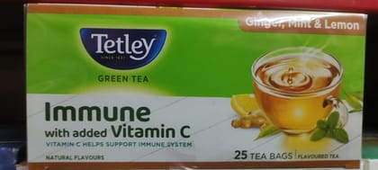 Tetley green tea ginger mint and lemon tea bags