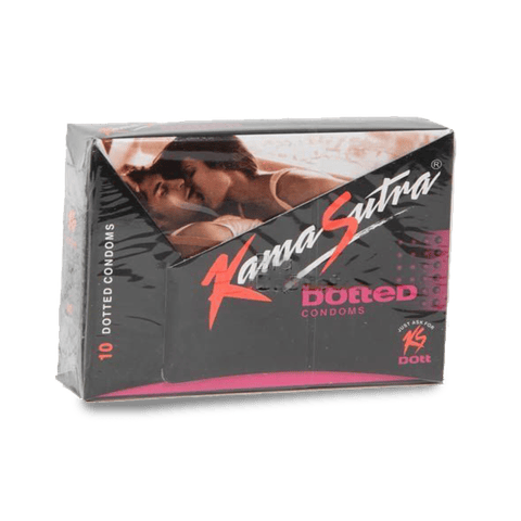 Kamasutra Dotted Condoms, 12 Units Pack