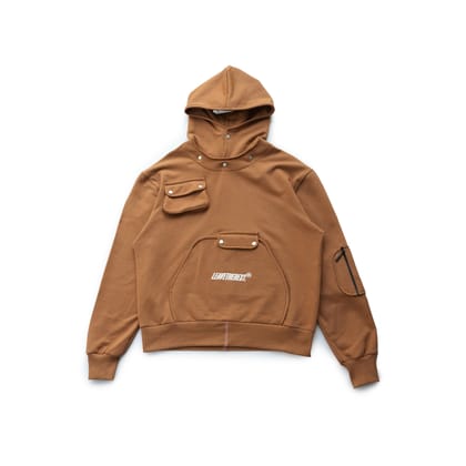 Modular cargo hoodie-Camel - RTW-M