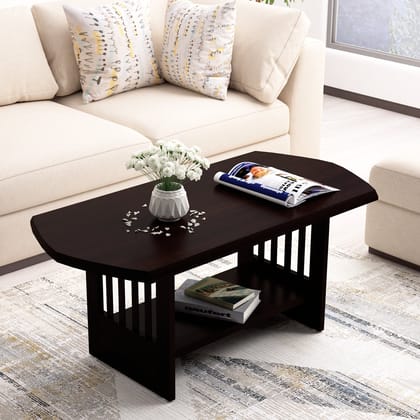 Lazywud Coffee Table For Living Room (Dark Wenge)