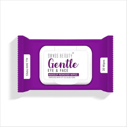 Swiss Beauty Gentle Eye and Face Makeup Remover Wipes-PACK OF 1