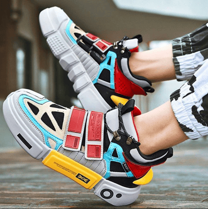 Multi color Sneakers Sporty - Sneakers Clearance sale Shoes Hslop-6