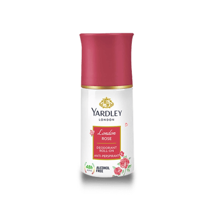 Yardley London London Rose Deodorant Roll On, 50 ml Bottle