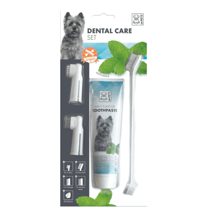 M Pets Dental Care Set for Dogs-M Pets Dental Care Set for Dogs - Set of 4