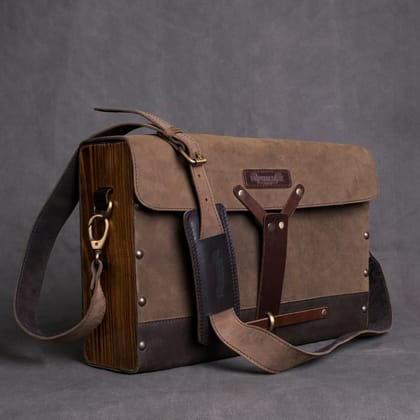 wood and leather ceo's bag v 1.0-jp