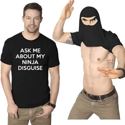 FlipOut Ninja Costume T-shirt_mg174-S