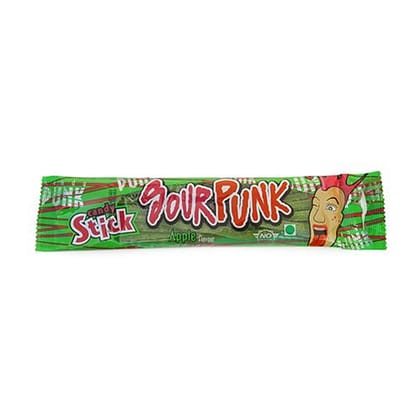 Sour Punk Candy Stick - Apple Flavour, 40 G