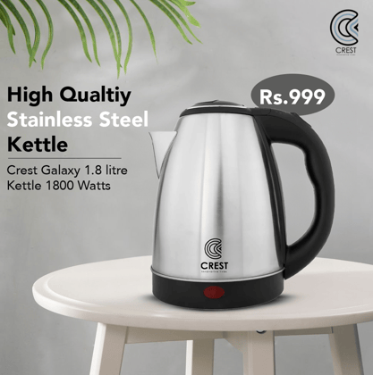 Crest Galaxy 1.8 litre Kettle 1800 Watts-Crest Galaxy 1.8 litre Kettle 1800 Watts