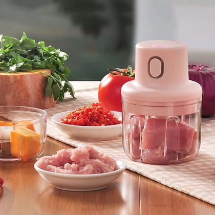 Portable USB Rechargeable Electric Chopper-Free Size