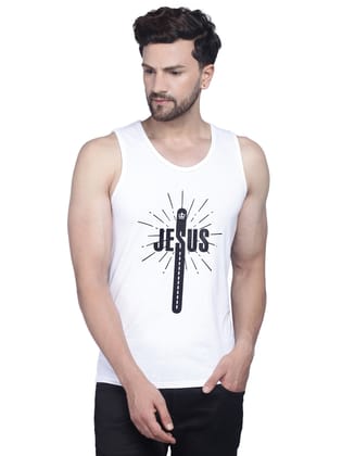 Men's Jesus Gym Sando-Small