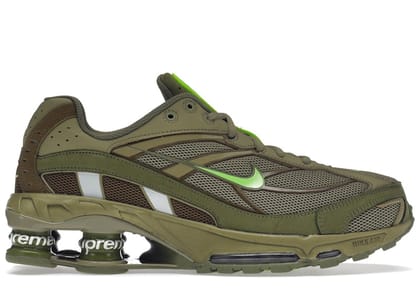 Nike Shox Ride 2 Sp Supreme Olive-UK 3.5