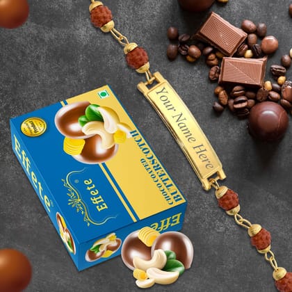 Perfect Pair: Customized Bracelet & Chocolate Gift Combo