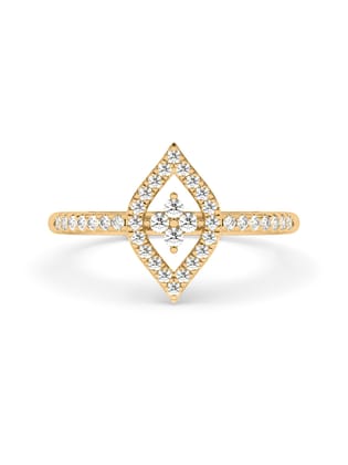 Glory Diamond Ring In yellow Gold-10