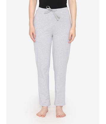 Vami - Grey Cotton Blend Womens Nightwear Pajamas ( Pack of 1 ) - None